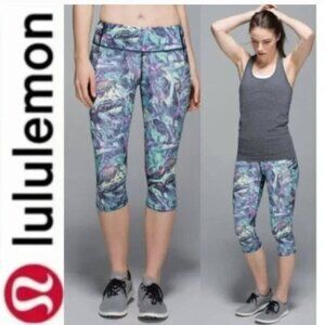 Lululemon Run: Inspire Crop II All Luxtreme Leggings 17' Size 8